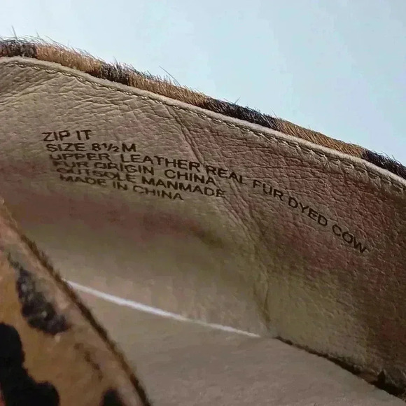 Matisse Leopard print leather Zip It Mules. Ladies size 8.5 - Picture 9 of 9